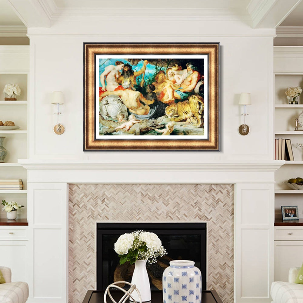 INVIN ART Framed Canvas Art Giclee Print Series#244 by Peter Paul Rubens Wall Art