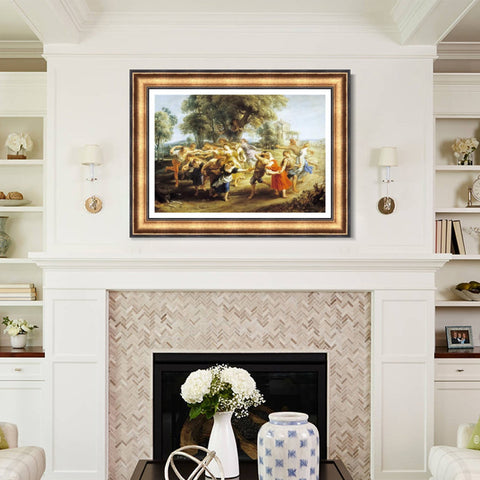 INVIN ART Framed Canvas Art Giclee Print Series#246 by Peter Paul Rubens Wall Art Living Room Home Office Decorations