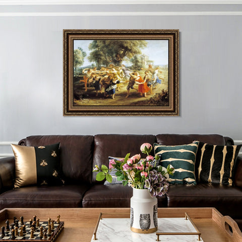 INVIN ART Framed Canvas Art Giclee Print Series#246 by Peter Paul Rubens Wall Art Living Room Home Office Decorations