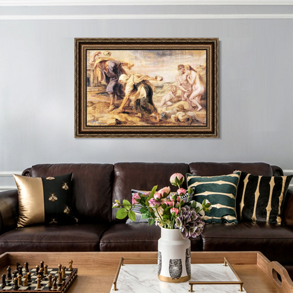 INVIN ART Framed Canvas Art Giclee Print Series#248 by Peter Paul Rubens Wall Art