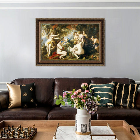 INVIN ART Framed Canvas Art Giclee Print Series#249 by Peter Paul Rubens Wall Art Living Room Home Office Decorations