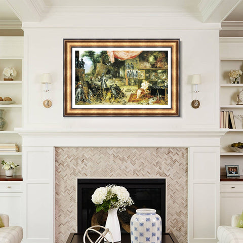 INVIN ART Framed Canvas Art Giclee Print Series#252 by Peter Paul Rubens Wall Art Living Room Home Office Decorations