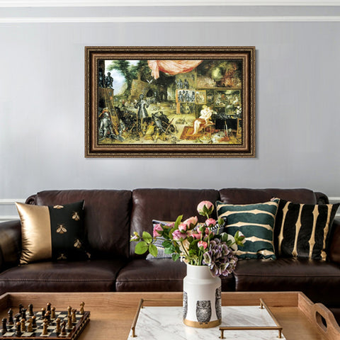 INVIN ART Framed Canvas Art Giclee Print Series#252 by Peter Paul Rubens Wall Art Living Room Home Office Decorations
