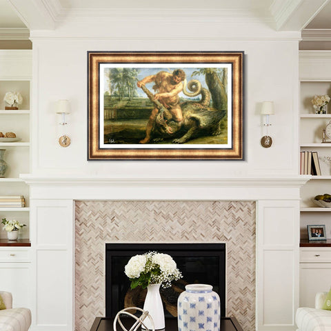 INVIN ART Framed Canvas Art Giclee Print Series#253 by Peter Paul Rubens Wall Art Living Room Home Office Decorations