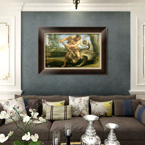 INVIN ART Framed Canvas Art Giclee Print Series#253 by Peter Paul Rubens Wall Art Living Room Home Office Decorations
