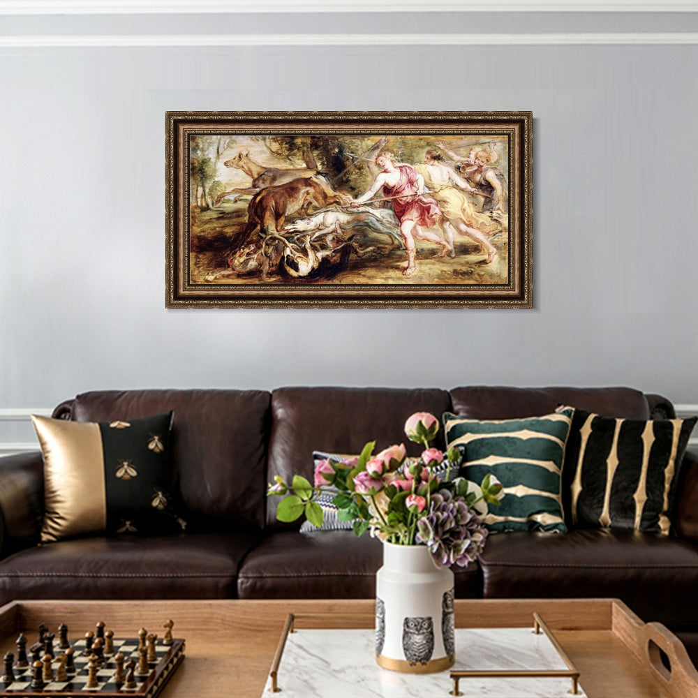 INVIN ART Framed Canvas Art Giclee Print Series#255 by Peter Paul Rubens Wall Art