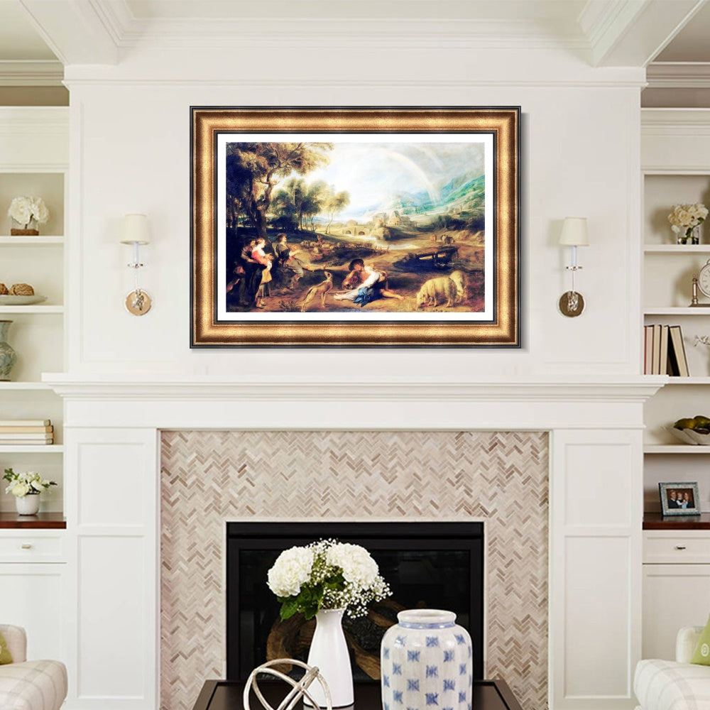 INVIN ART Framed Canvas Art Giclee Print Series#256 by Peter Paul Rubens Wall Art