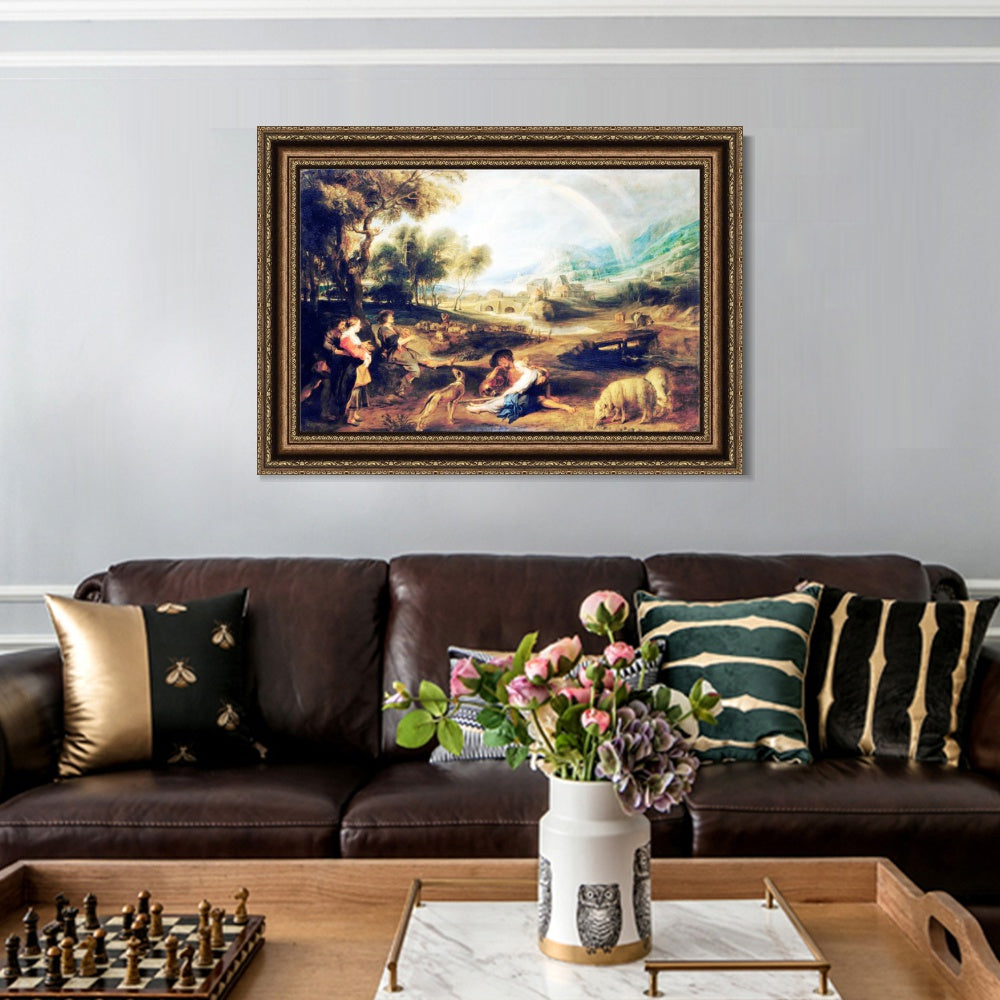 INVIN ART Framed Canvas Art Giclee Print Series#256 by Peter Paul Rubens Wall Art