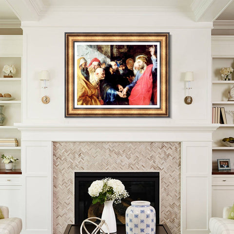 INVIN ART Framed Canvas Art Giclee Print Series#258 by Peter Paul Rubens Wall Art Living Room Home Office Decorations