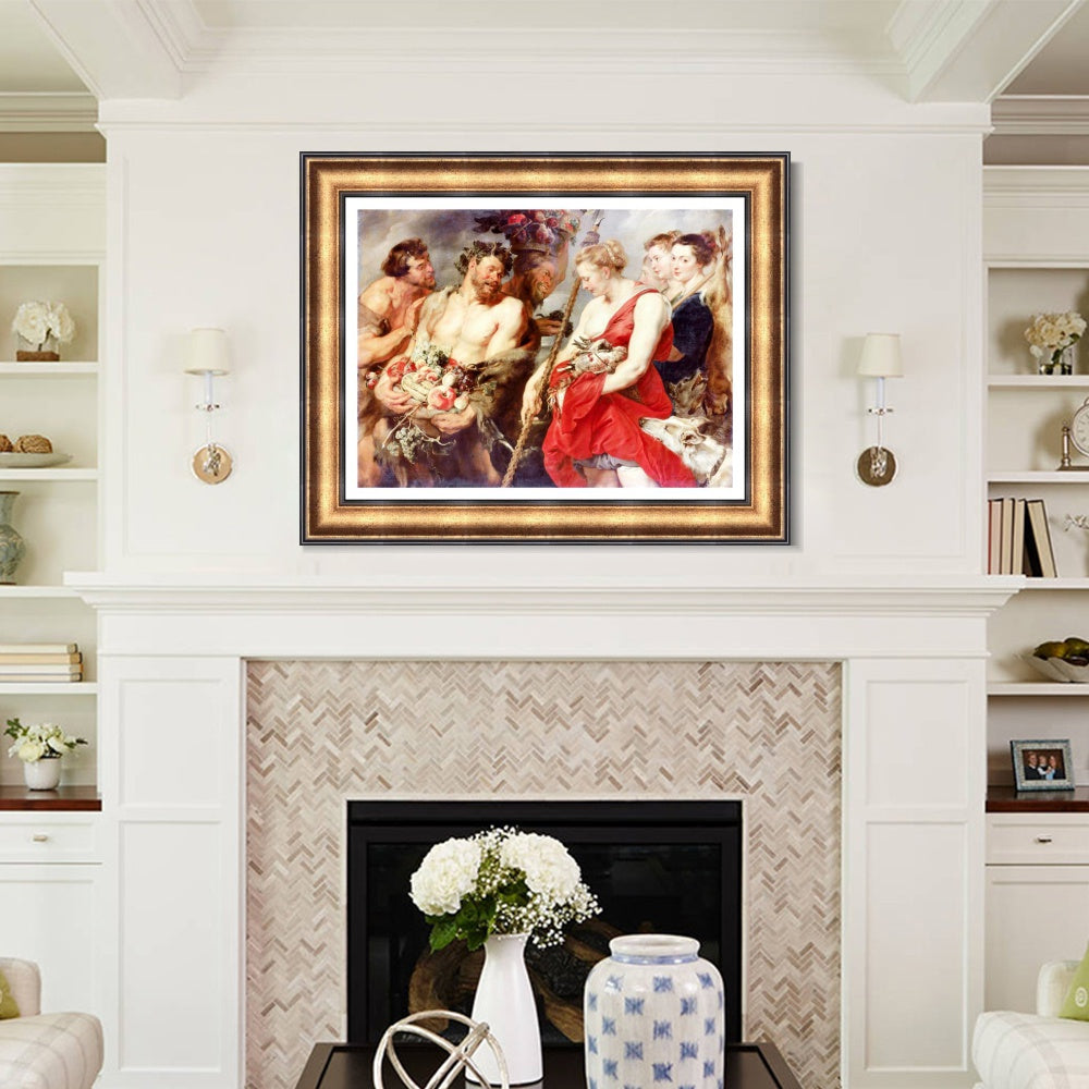 INVIN ART Framed Canvas Art Giclee Print Series#262 by Peter Paul Rubens Wall Art