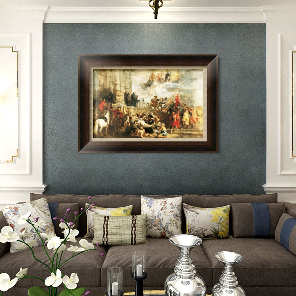 INVIN ART Framed Canvas Art Giclee Print Series#263 by Peter Paul Rubens Wall Art
