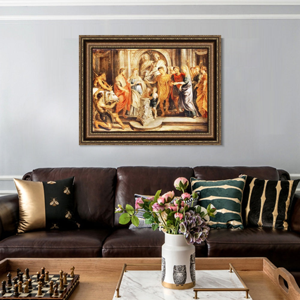 INVIN ART Framed Canvas Art Giclee Print Series#267 by Peter Paul Rubens Wall Art
