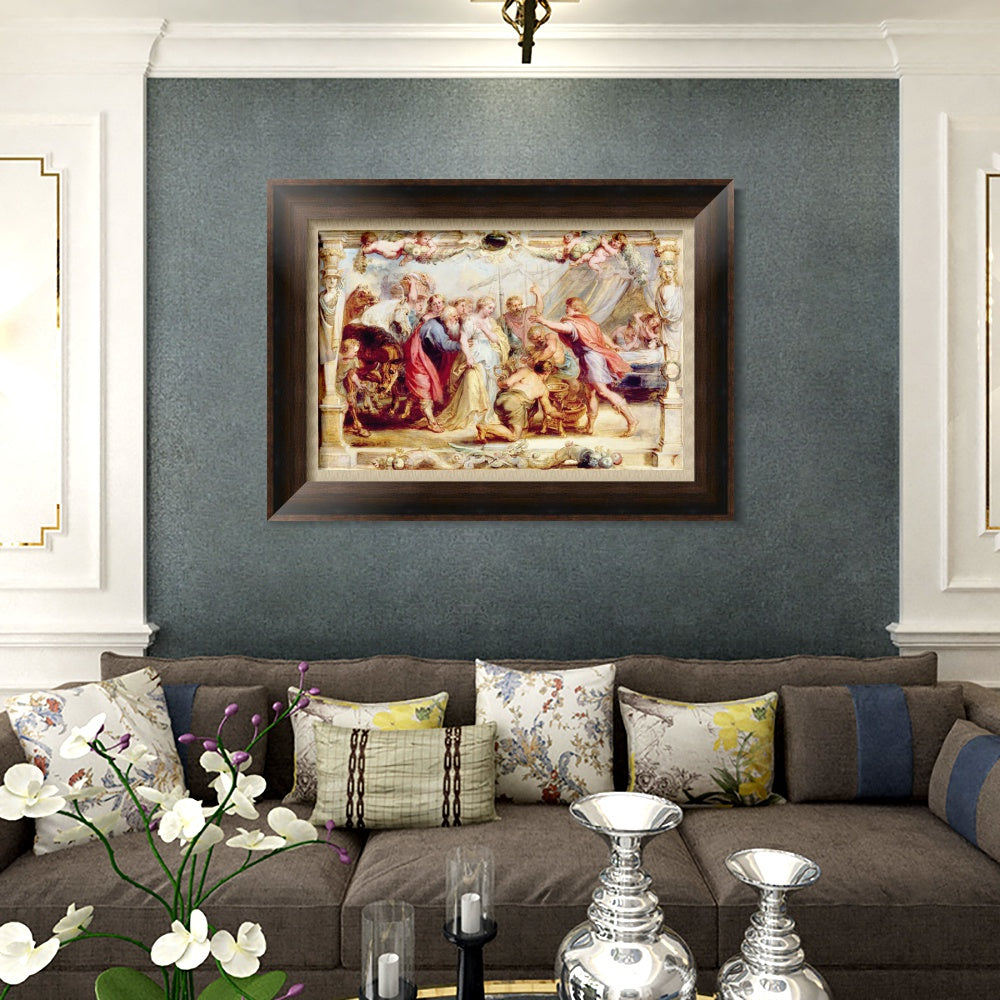 INVIN ART Framed Canvas Art Giclee Print Series#268 by Peter Paul Rubens Wall Art