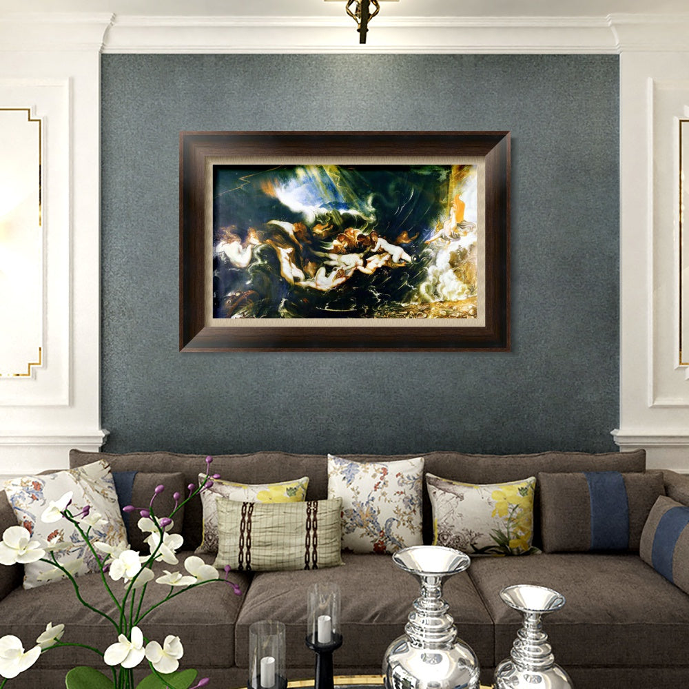 INVIN ART Framed Canvas Art Giclee Print Series#274 by Peter Paul Rubens Wall Art Living Room Home Office Decorations