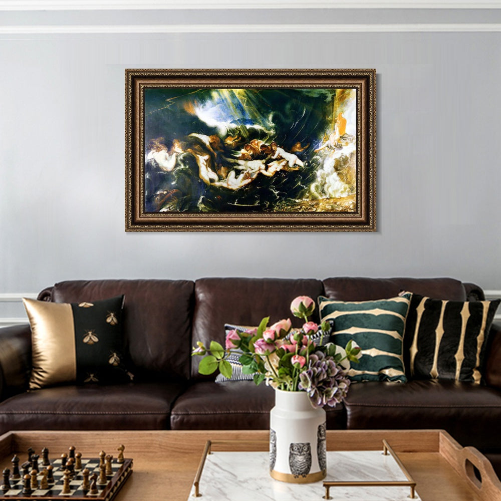 INVIN ART Framed Canvas Art Giclee Print Series#274 by Peter Paul Rubens Wall Art Living Room Home Office Decorations