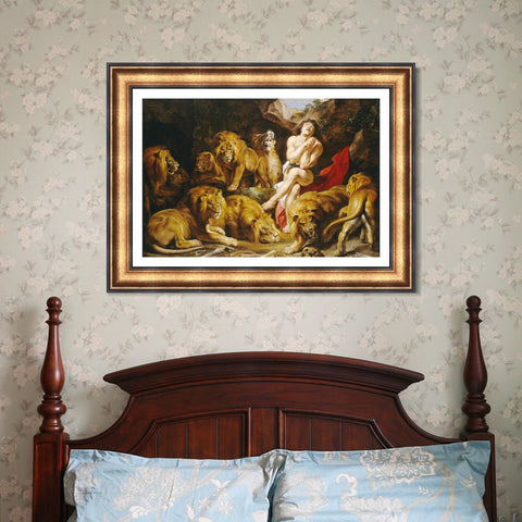 INVIN ART Framed Canvas Art Giclee Print Series#277 by Peter Paul Rubens Wall Art Living Room Home Office Decorations