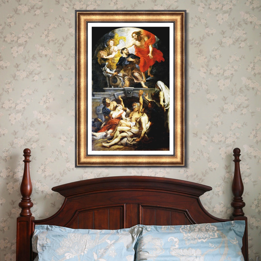 INVIN ART Framed Canvas Art Giclee Print Series#279 by Peter Paul Rubens Wall Art
