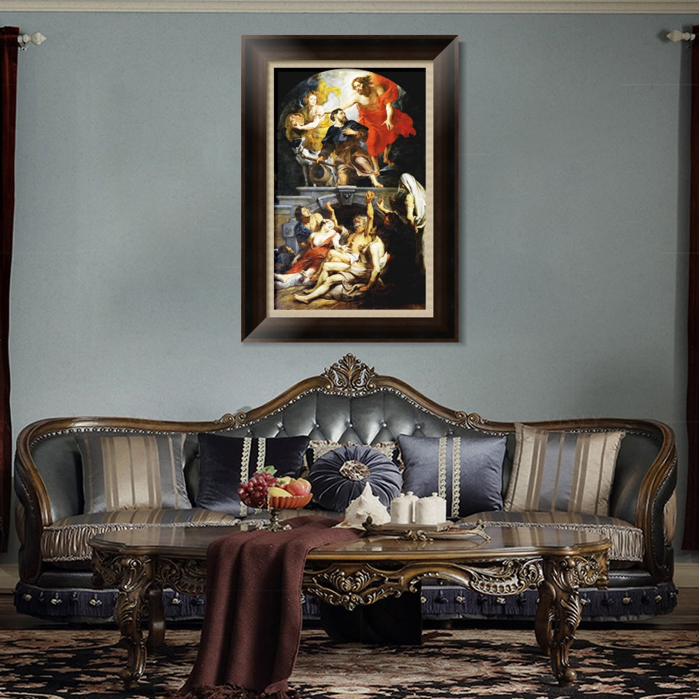 INVIN ART Framed Canvas Art Giclee Print Series#279 by Peter Paul Rubens Wall Art