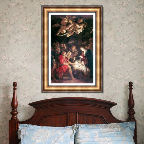 INVIN ART Framed Canvas Art Giclee Print Series#282 by Peter Paul Rubens Wall Art Living Room Home Office Decorations