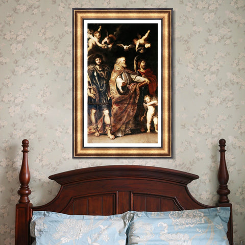 INVIN ART Framed Canvas Art Giclee Print Series#283 by Peter Paul Rubens Wall Art Living Room Home Office Decorations