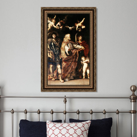 INVIN ART Framed Canvas Art Giclee Print Series#283 by Peter Paul Rubens Wall Art Living Room Home Office Decorations