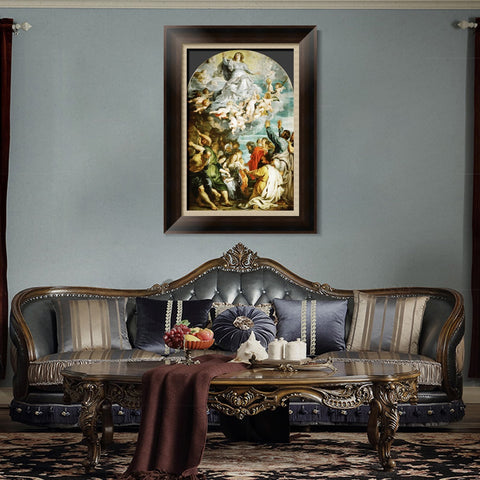 INVIN ART Framed Canvas Art Giclee Print Series#288 by Peter Paul Rubens Wall Art Living Room Home Office Decorations