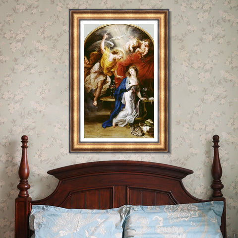 INVIN ART Framed Canvas Art Giclee Print Series#289 by Peter Paul Rubens Wall Art Living Room Home Office Decorations