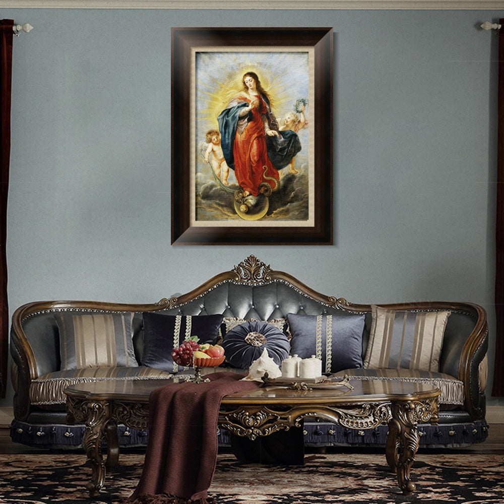 INVIN ART Framed Canvas Art Giclee Print Series#290 by Peter Paul Rubens Wall Art Living Room Home Office Decorations