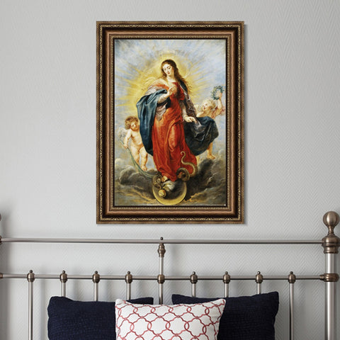 INVIN ART Framed Canvas Art Giclee Print Series#290 by Peter Paul Rubens Wall Art Living Room Home Office Decorations