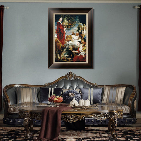 INVIN ART Framed Canvas Art Giclee Print Series#291 by Peter Paul Rubens Wall Art Living Room Home Office Decorations