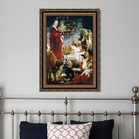 INVIN ART Framed Canvas Art Giclee Print Series#291 by Peter Paul Rubens Wall Art Living Room Home Office Decorations