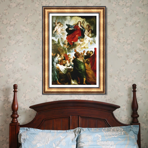 INVIN ART Framed Canvas Art Giclee Print Series#293 by Peter Paul Rubens Wall Art Living Room Home Office Decorations