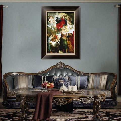 INVIN ART Framed Canvas Art Giclee Print Series#293 by Peter Paul Rubens Wall Art Living Room Home Office Decorations