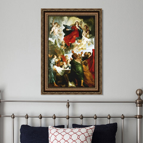INVIN ART Framed Canvas Art Giclee Print Series#293 by Peter Paul Rubens Wall Art Living Room Home Office Decorations