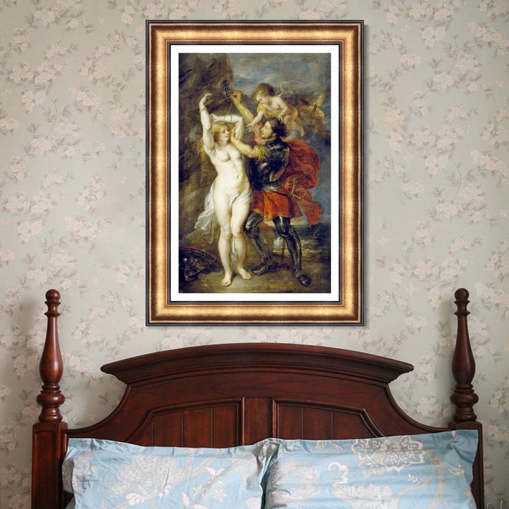 INVIN ART Framed Canvas Art Giclee Print Series#298 by Peter Paul Rubens Wall Art Living Room Home Office Decorations
