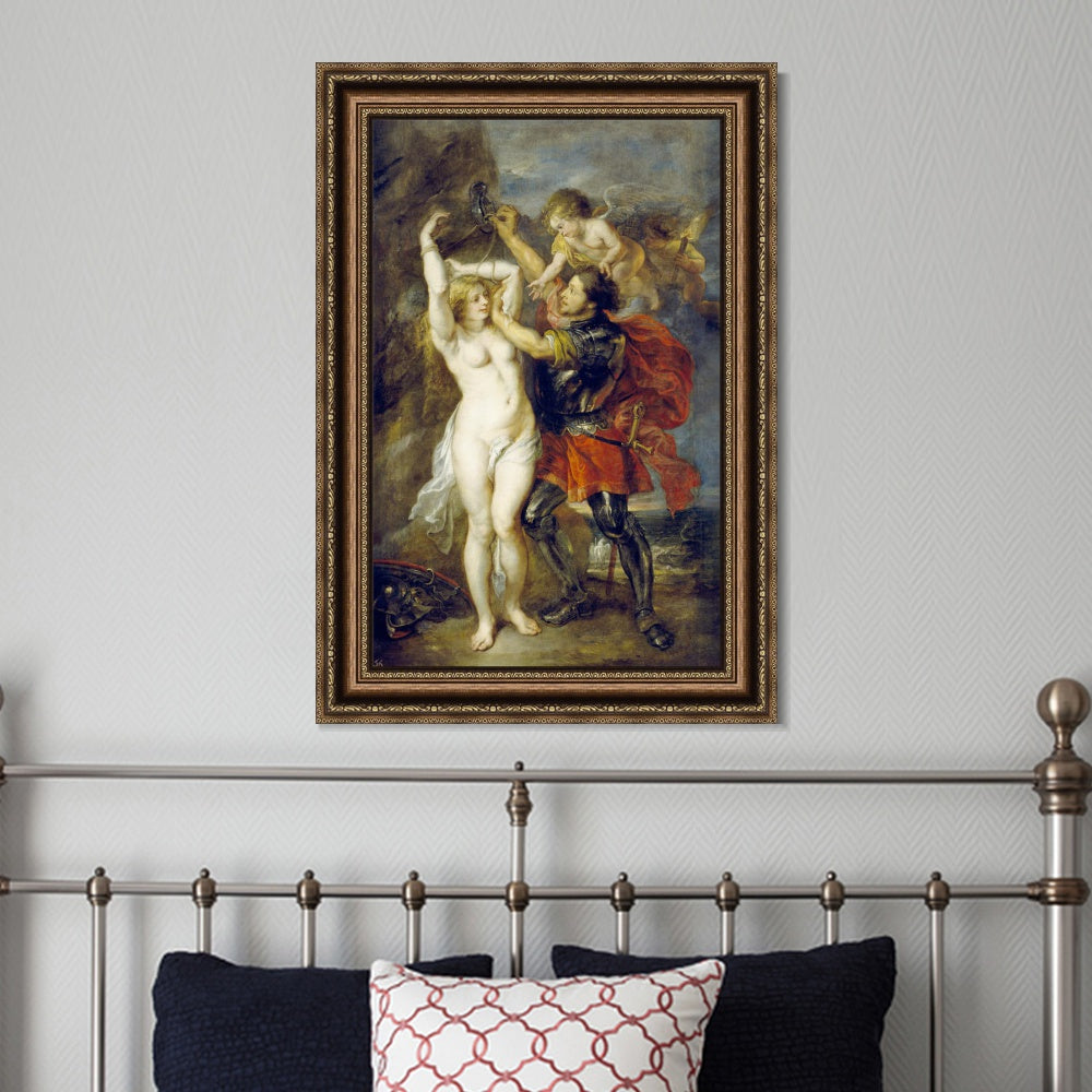 INVIN ART Framed Canvas Art Giclee Print Series#298 by Peter Paul Rubens Wall Art Living Room Home Office Decorations