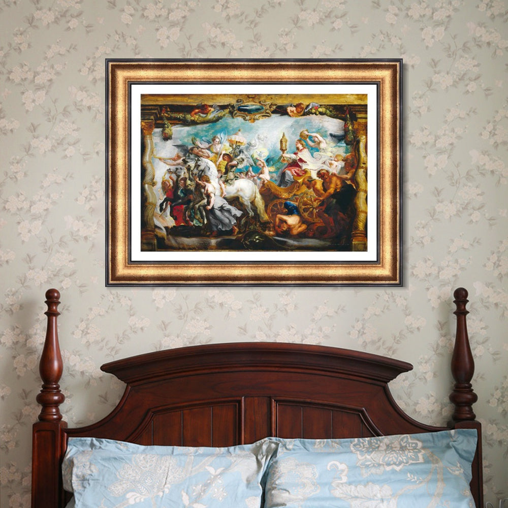 INVIN ART Framed Canvas Art Giclee Print Series#303 by Peter Paul Rubens Wall Art