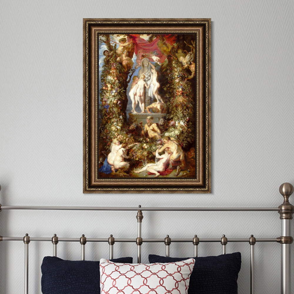 INVIN ART Framed Canvas Art Giclee Print Series#305 by Peter Paul Rubens Wall Art