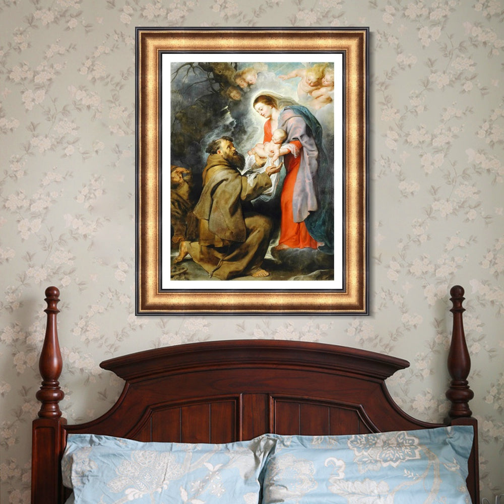 INVIN ART Framed Canvas Art Giclee Print Series#306 by Peter Paul Rubens Wall Art Living Room Home Office Decorations