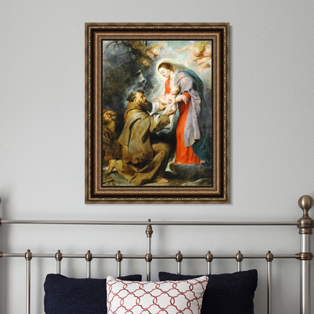 INVIN ART Framed Canvas Art Giclee Print Series#306 by Peter Paul Rubens Wall Art Living Room Home Office Decorations