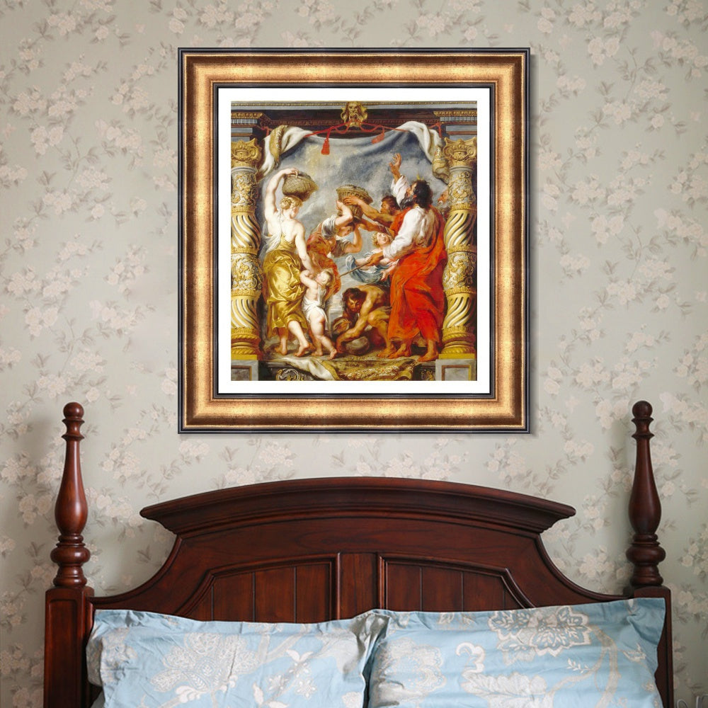 INVIN ART Framed Canvas Art Giclee Print Series#308 by Peter Paul Rubens Wall Art