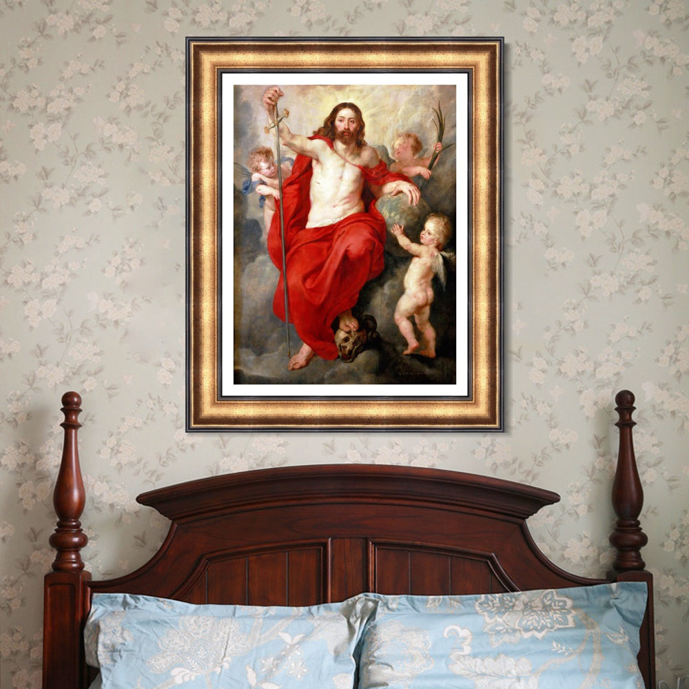 INVIN ART Framed Canvas Art Giclee Print Series#310 by Peter Paul Rubens Wall Art