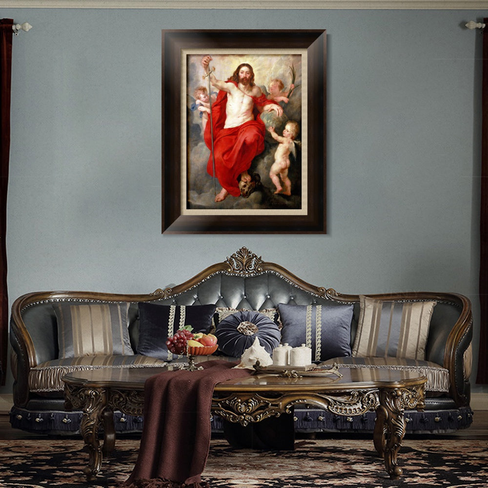 INVIN ART Framed Canvas Art Giclee Print Series#310 by Peter Paul Rubens Wall Art