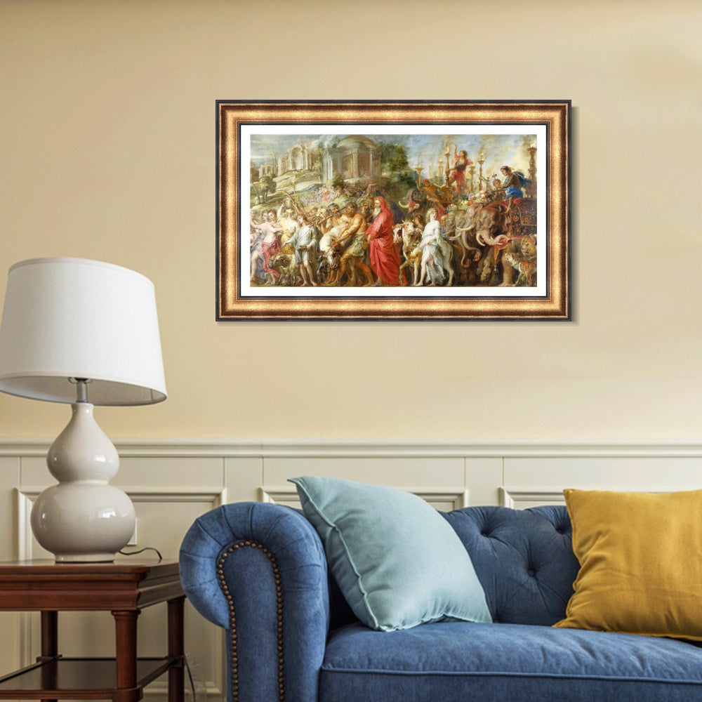 INVIN ART Framed Canvas Art Giclee Print Series#323 by Peter Paul Rubens Wall Art Living Room Home Office Decorations