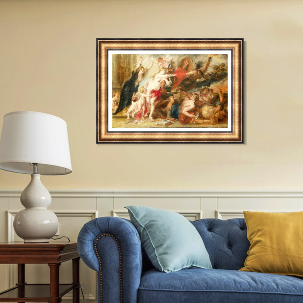 INVIN ART Framed Canvas Art Giclee Print Series#324 by Peter Paul Rubens Wall Art