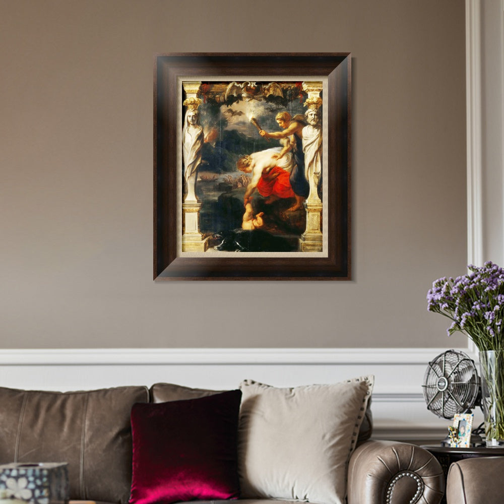 INVIN ART Framed Canvas Art Giclee Print Series#331 by Peter Paul Rubens Wall Art Living Room Home Office Decorations