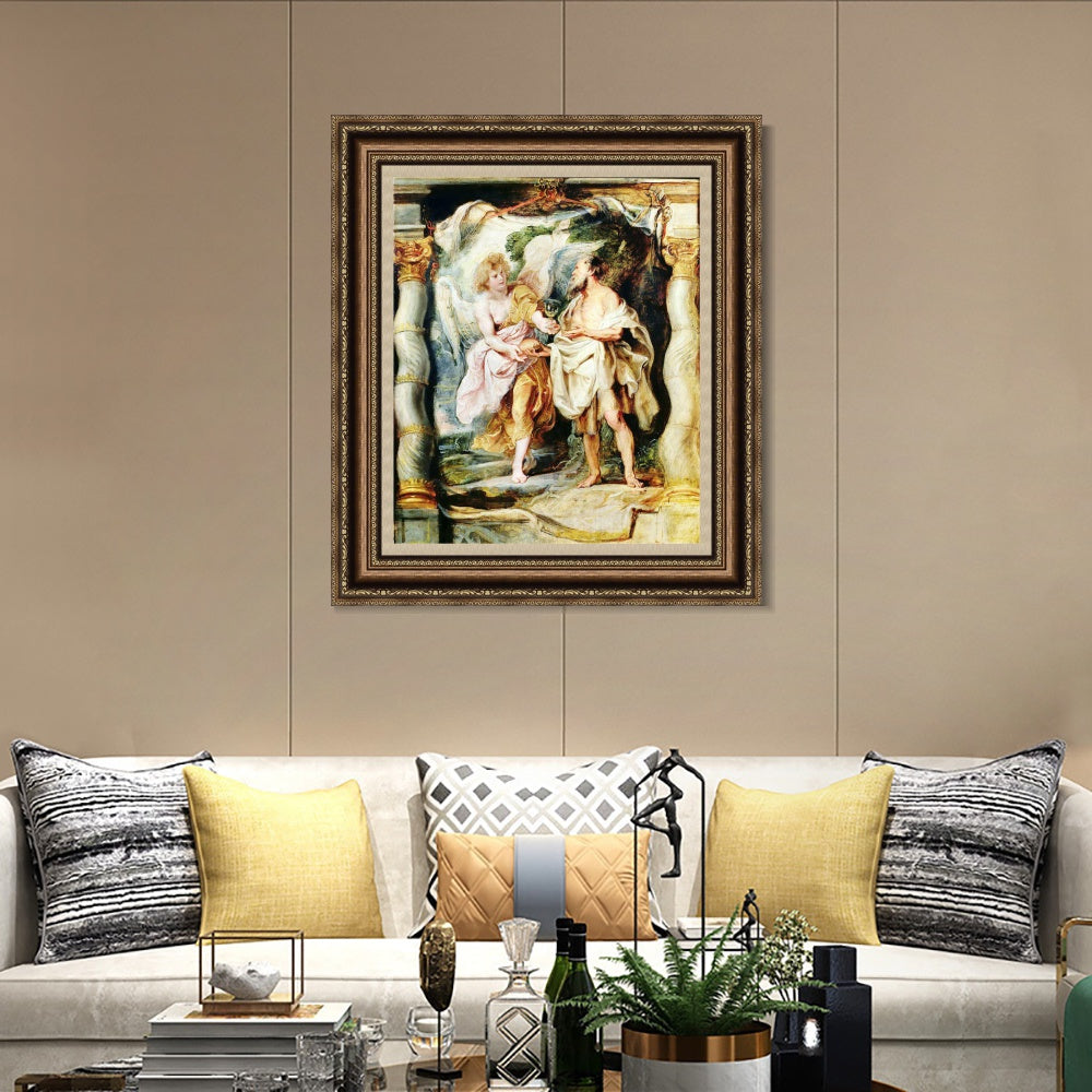 INVIN ART Framed Canvas Art Giclee Print Series#338 by Peter Paul Rubens Wall Art