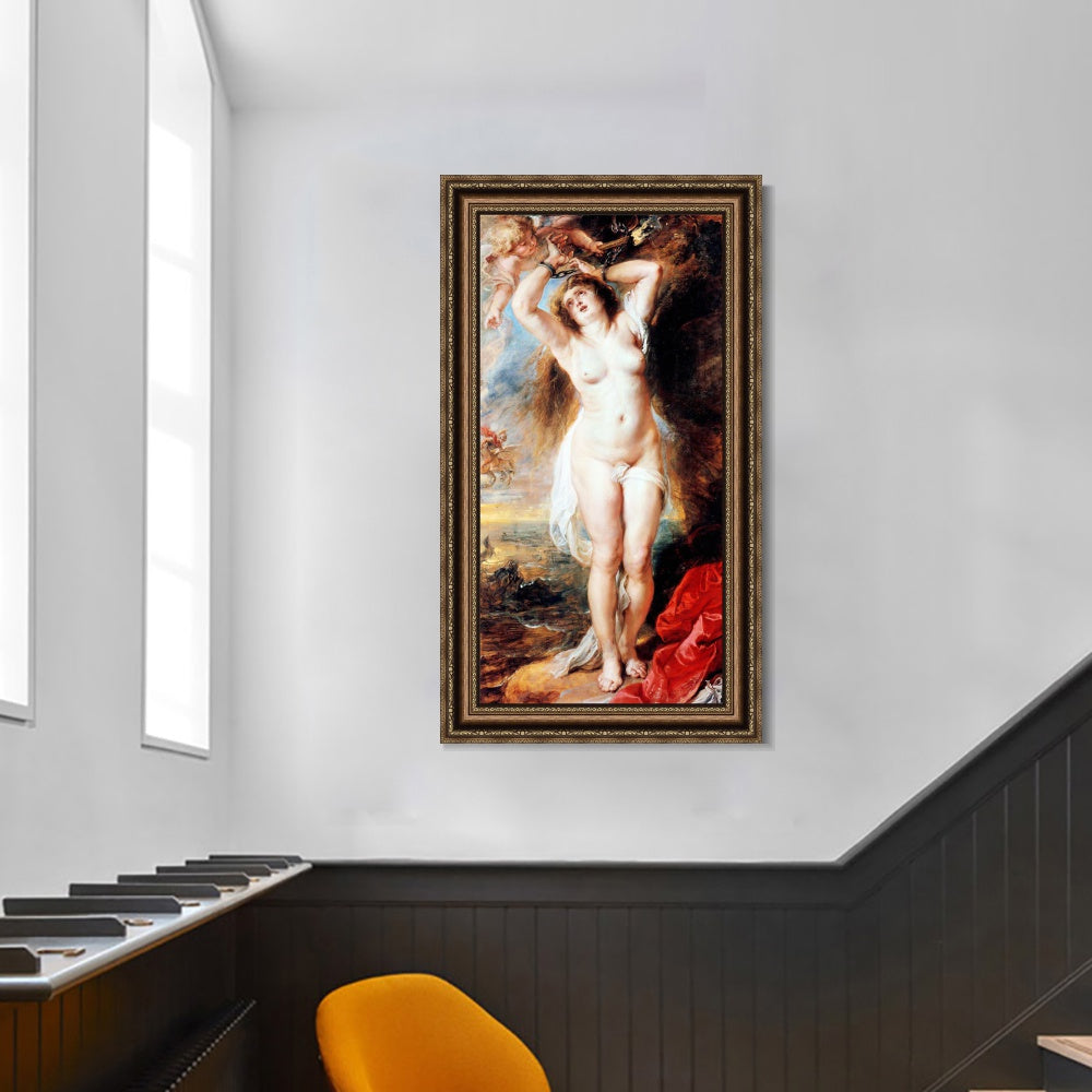 INVIN ART Framed Canvas Art Giclee Print Series#345 by Peter Paul Rubens Wall Art
