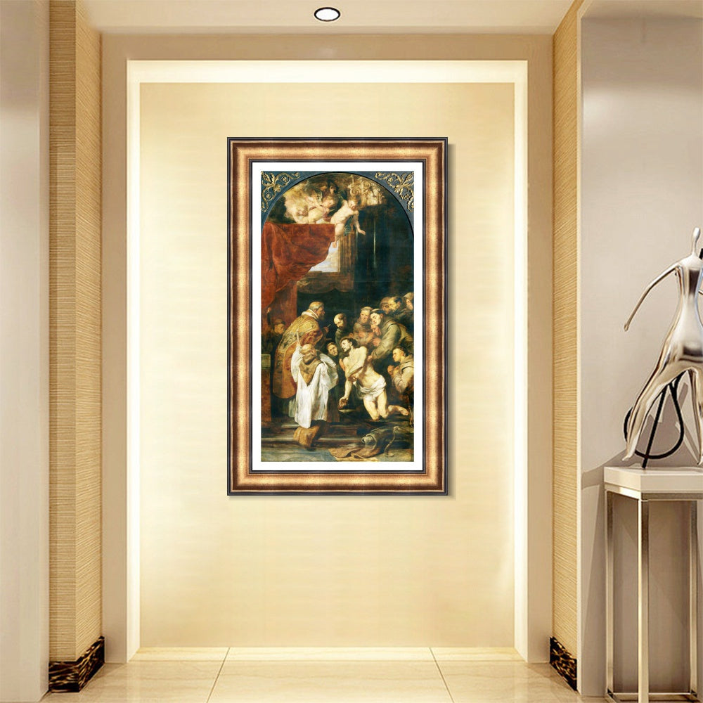 INVIN ART Framed Canvas Art Giclee Print Series#349 by Peter Paul Rubens Wall Art