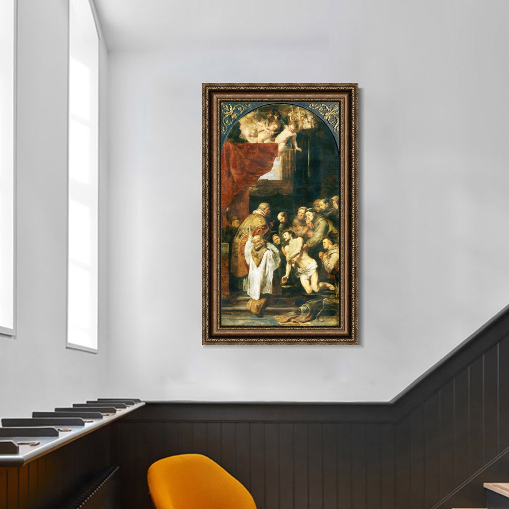 INVIN ART Framed Canvas Art Giclee Print Series#349 by Peter Paul Rubens Wall Art